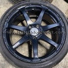 JDM Yokohama AVS Model F7 Black 18 Forged Wheels